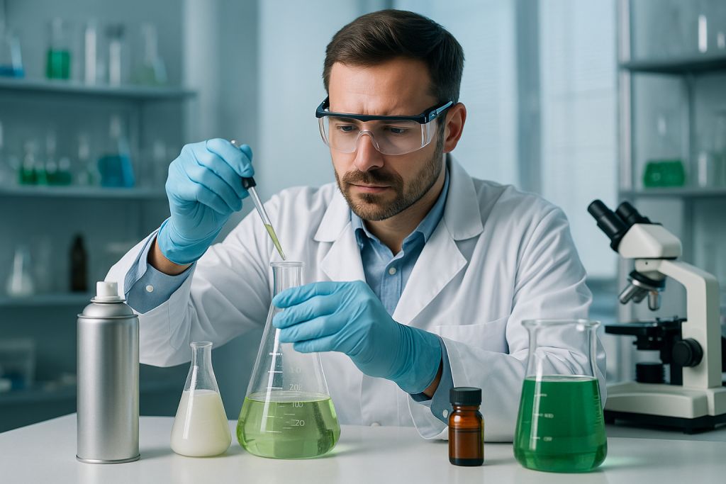 Ingredientes esenciales y formulación en aerosoles