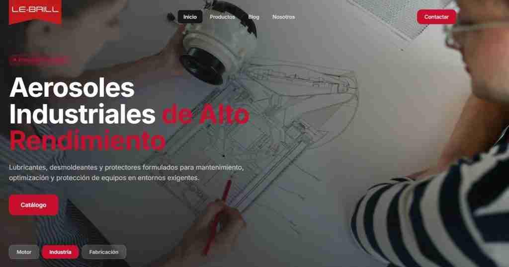 Ilerspray estrena LeBrillSprays.com, su nueva web dedicada a la marca LE-BRILL de aerosoles para motor e industria