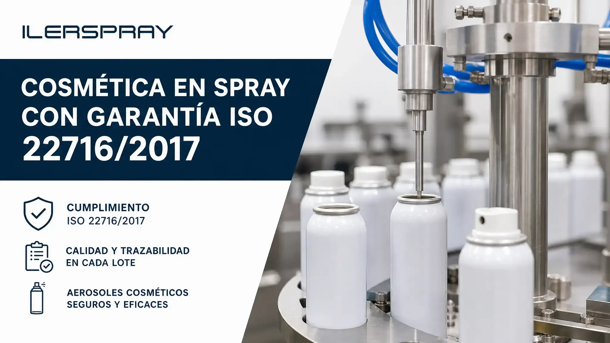 Fabricación de Cosmética en Spray Cumpliendo la ISO 22716/2017